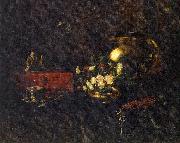 Chase, William Merritt Still Life with Brass Bowl oil painting artist